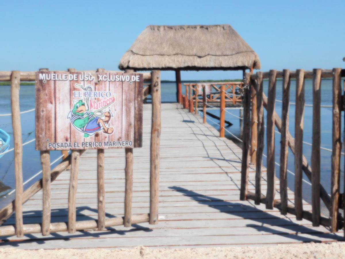 Posada El Perico Marinero Rio Lagartos Bagian luar foto